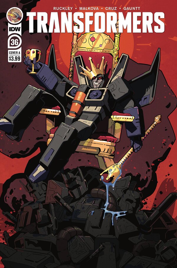 Transformers Issue No. 36 Cover A By Anna Malkova   King Starscream! (1 of 1)